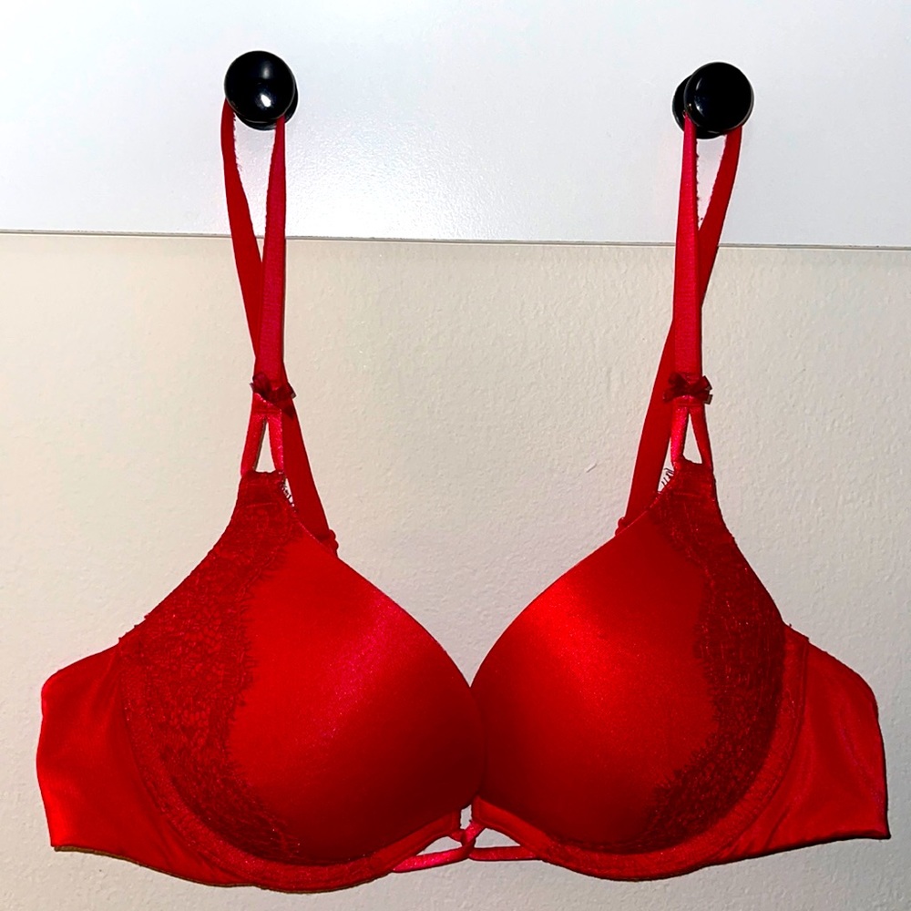 Hot Red 34A VS Bombshell Bra MULTI-WAY ADDS 2 CUP SIZES!🔥🧯